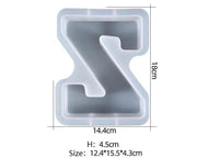 Alphabet Letter Moulds - Individual - Super Large by Resin Art NZ