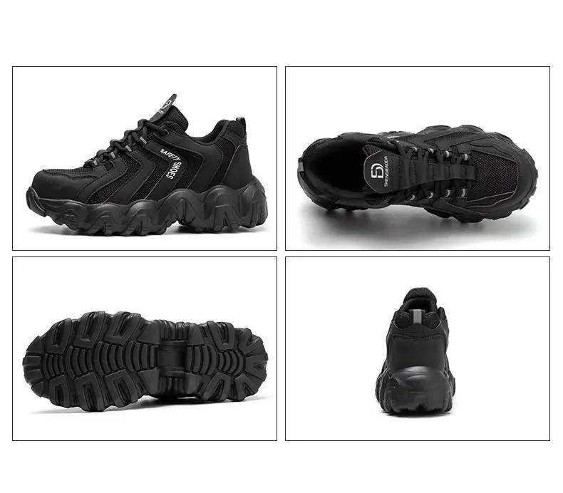 Steel Toe Work Shoes Safety Sneakers Industrial Shoes Lightweight Puncture Proof by dealonline.co.nz