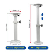 Table Pedestal Telescopic Leg for RV Marine Boat Caravan Motorhome by salelink.co.nz