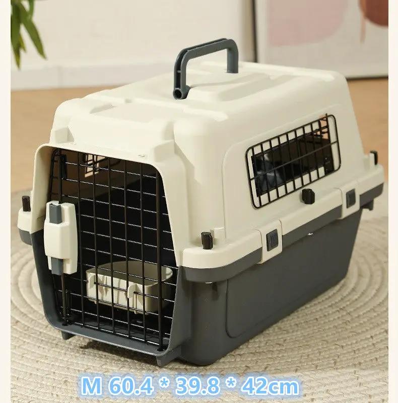 60CM Plastic Airline Travel Cage/Carrier/Crate by dealonline.co.nz