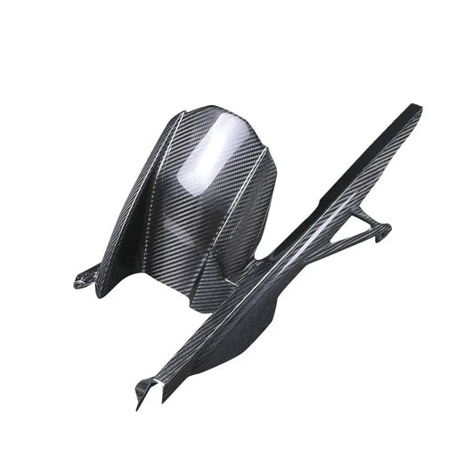 S1000RR 2023+ (Rear Fender Splash Chain MudGuard Rear Hugger) Dry Carbon by CARBONISE