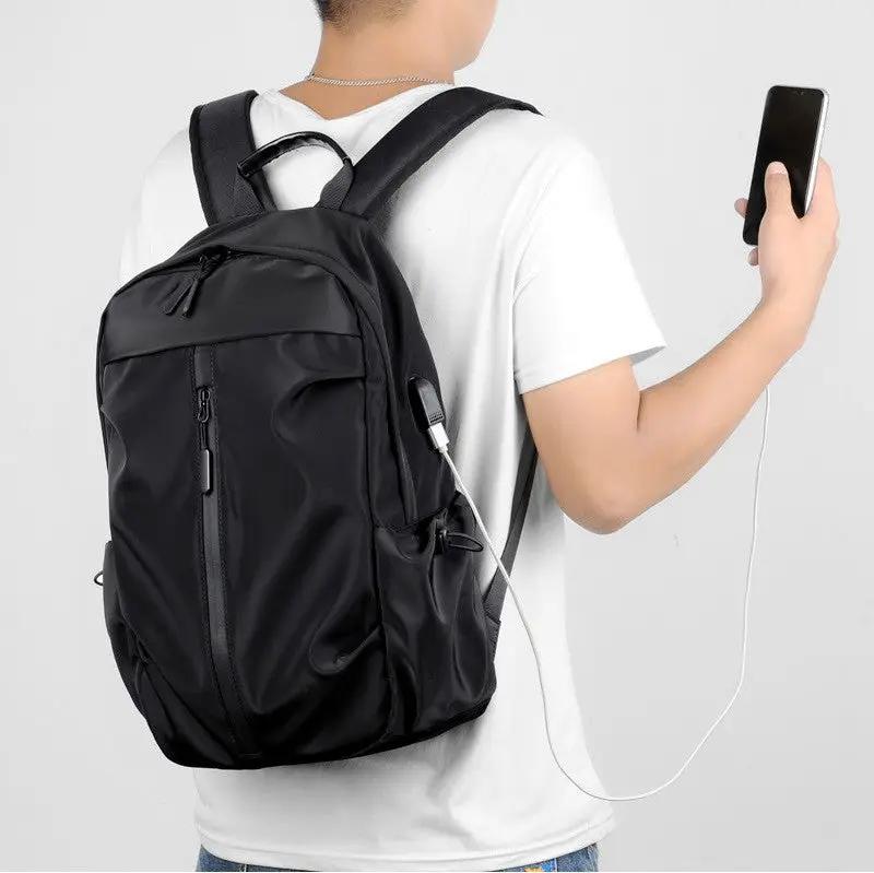 Travel Backpack Computer Bag USB Charging Water Resistant by dealonline.co.nz