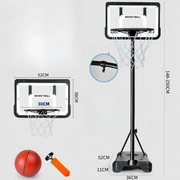 Portable Height Adjustable Basketball Stand Kit 250cm by salelink.co.nz