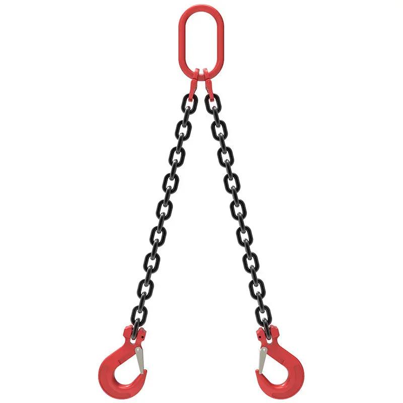 1m Heavy Duty Lifting Chain Sling Lifts 1 Ton With 2 Legs by salelink.co.nz