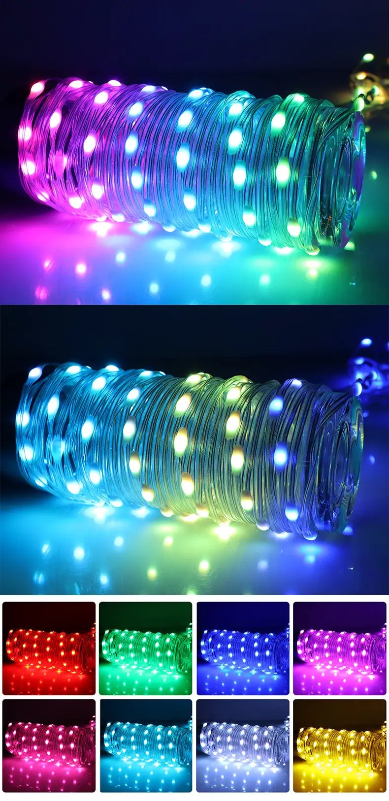 2M Smart LED String Lights RGBIC Strip by salelink.co.nz