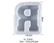 Alphabet Letter Moulds - Individual - Super Large by Resin Art NZ
