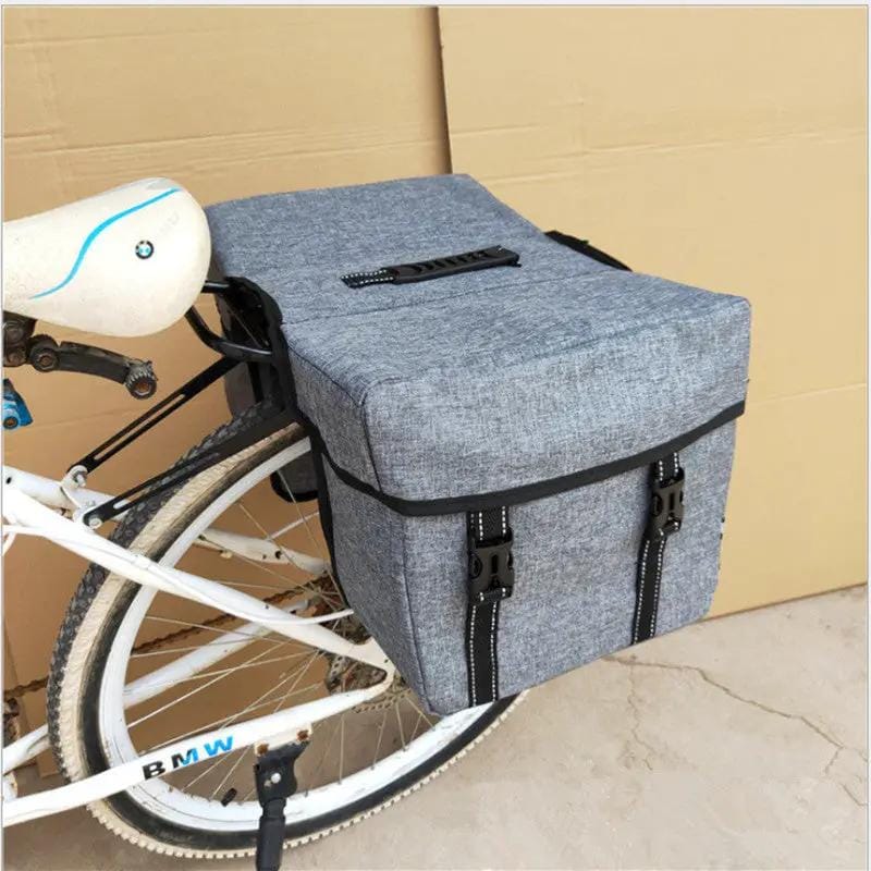 Bicycle Panniers with Reflective Safety Trim – 25L | Mountain, Road & Electric Bike JS6019 by ECOTREK