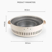 Charcoal Barbecue Gril Portable Charcoal BBQ Grill Stove Home Party Outdoor by dealonline.co.nz