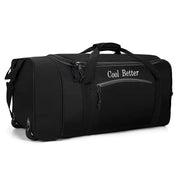 Ecotrek 55L Foldable Rolling Duffel Bag with 2 Wheels – Waterproof Oxford Weekender Travel Bag FL6121 by ECOTREK