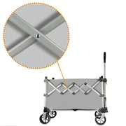 Ecotrek Folding Camping Trolley Heavy Duty Wagon Cart 150L XY3073 by ECOTREK