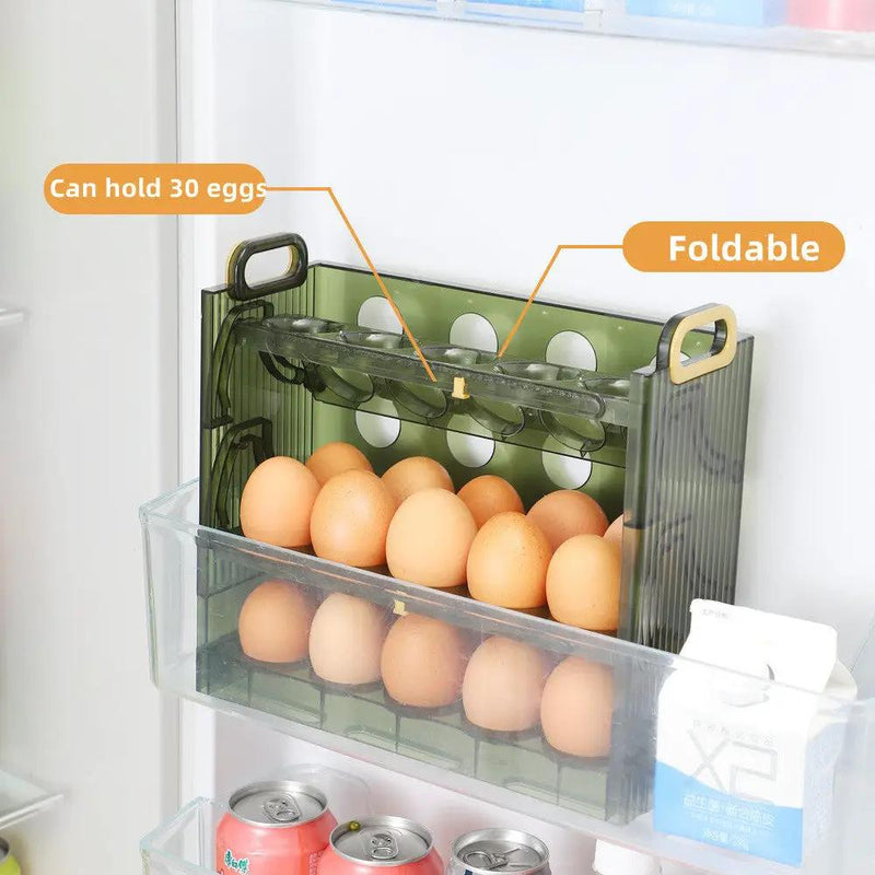 Refrigerator Egg Storage Box Holder Dispenser Organiser by salelink.co.nz