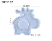 Candle Holder Coaster Moulds by Resin Art NZ