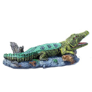 Fish Tank Decoration / Aquarium Ornament, Crocodile by dealonline.co.nz