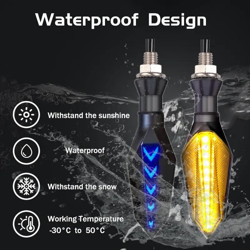 Motorcycle LED Turn Signal Lights by salelink.co.nz