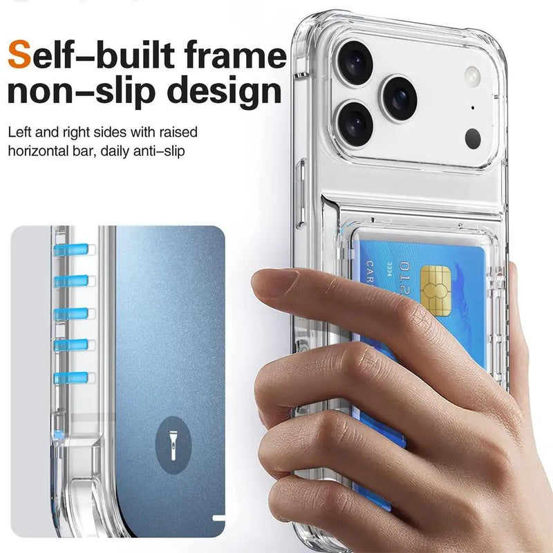 iPhone 17 Pro Max Case Clear Card by salelink.co.nz