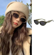Ecotrek Small Oval Cat Eye Sunglasses – UV380 Protection HD01-31 by ECOTREK