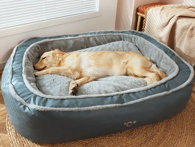 120CM High bolster comfort Pet Dog Bed Thick Warm by dealonline.co.nz