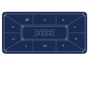 Poker Table Mat 10 Players Texas Hold'em Poker Mat 180cm *90 Anti-Slip Rubber by dealonline.co.nz