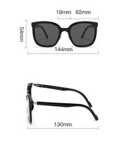 Ecotrek Polarised Folding Square Sunglasses – UV380 Lightweight Travel Shades LX17-21 by ECOTREK