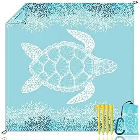 Sandproof Beach Mat – 200 × 200 cm SFJJ6025 by ECOTREK