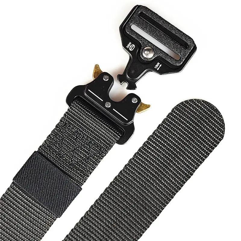 Tactical Belt Military Hiking Nylon Web Rigger Work Belts by dealonline.co.nz