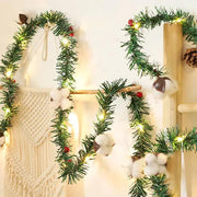 2M Christmas Wreath String Light by salelink.co.nz