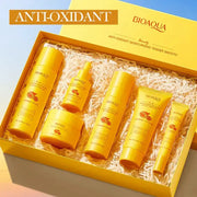 BIOAQUA Turmeric Antioxidant Soothing & Hydrating 6 piece Skincare Gift Set by Poppy Gifts
