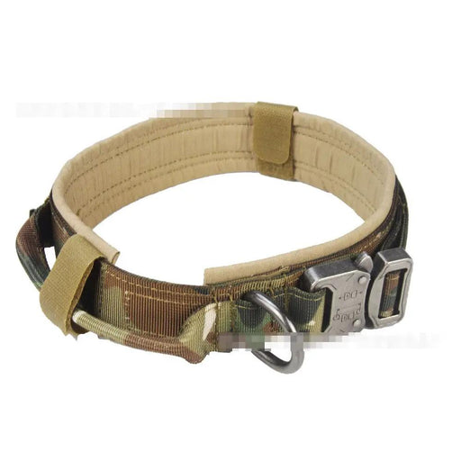 Tactical Dog Collar Adjustable Military Training Nylon Dog Collar Metal Buckle by dealonline.co.nz