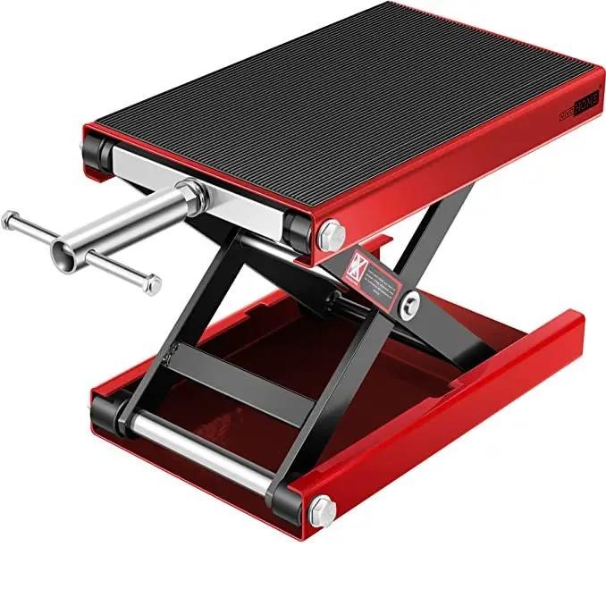 Motorcycle Scissor Lift Jack - Red by salelink.co.nz