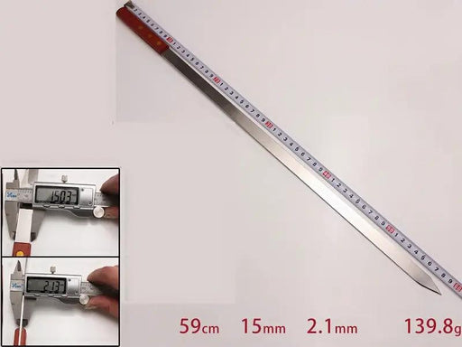 5 x BBQ Skewer Kabob Kabab Plain Medium Classic Flat wooden handle 59CM length by dealonline.co.nz