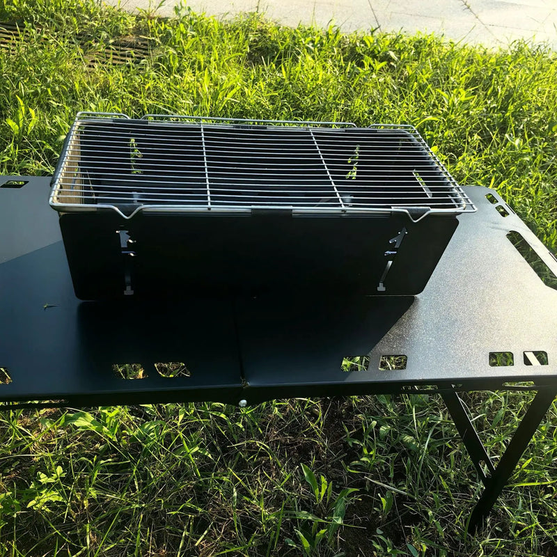 Ecotrek Portable Foldable Barbecue Grill – Lightweight BBQ for Camping & Picnics BST1041 by ECOTREK