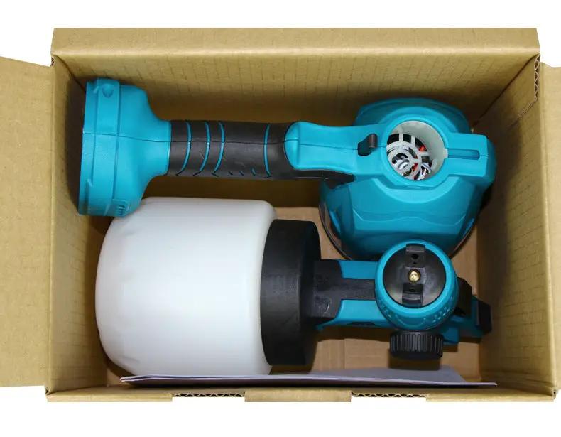 Cordless High Pressure Spray Gun Paint Sprayer Fits Makita 18V Battery by salelink.co.nz