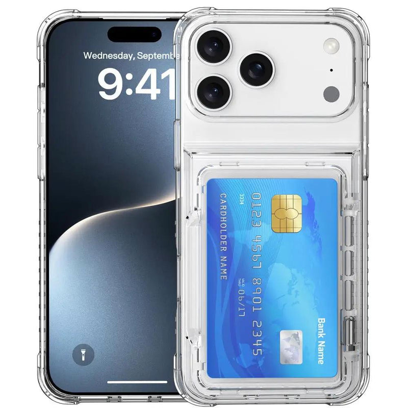 iPhone 17 Pro Case Clear Card by salelink.co.nz