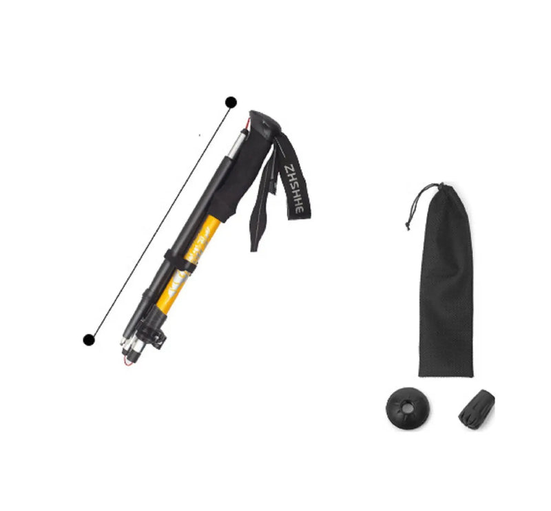 Aluminum Alloy Folding Ultralight Trekking Poles HBXK1011 by ECOTREK