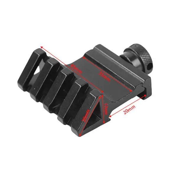 45 Degree Weaver/Picatinny Rail Scope Extended Riser Mount Laser Sight Flat by salelink.co.nz