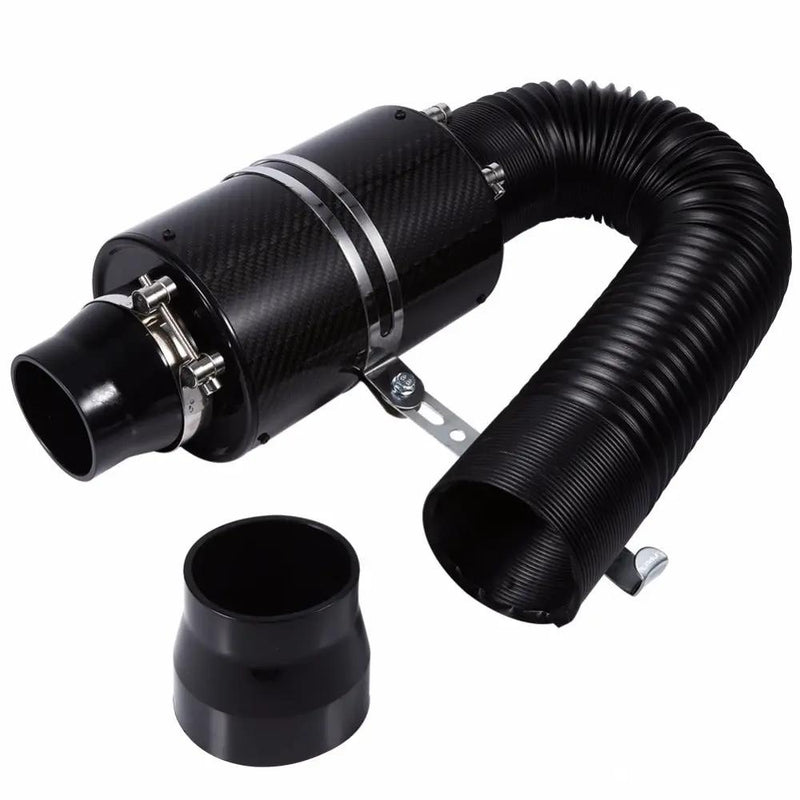 Universal Car Carbon Fibre Cold Air Filter by salelink.co.nz