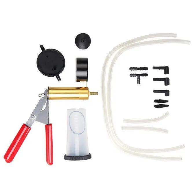 Brake Vacuum Motorbike Pump Hand Bleeding Bleeder Tester Kit Car Set Held Bleed by salelink.co.nz
