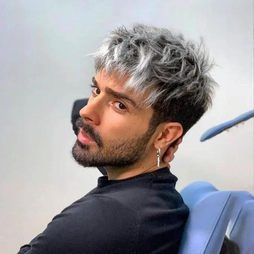 Men's wig Synthetic Hair Full Wigs High Quality by dealonline.co.nz