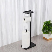 Free Standing Toilet Paper Roll Holder Stand by salelink.co.nz