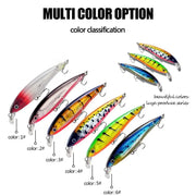 6 Pack Fishing Lures Hard Baits, 3D Eyes Minnow Fishing Lures 16cm 42g by dealonline.co.nz