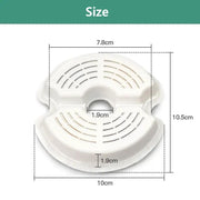 4PCS Filter for Pet Cat Water Fountain Feeder by salelink.co.nz