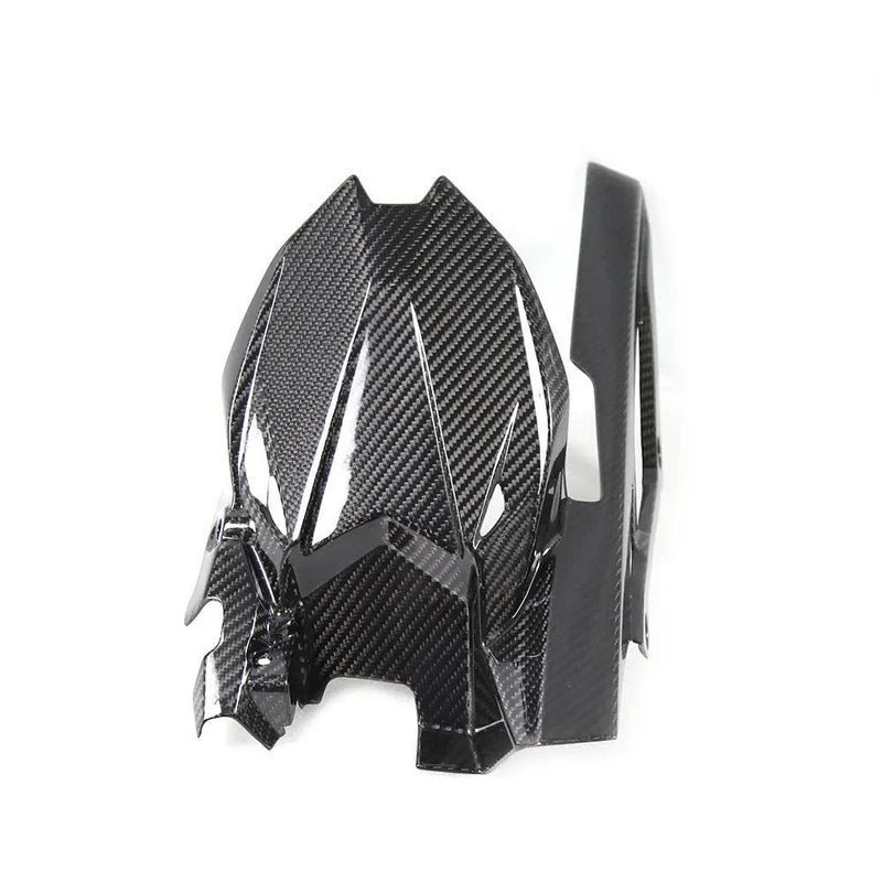 Kawasaki ZX4R (Mudguard & Chain Guard) Dry Carbon by CARBONISE