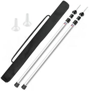 2PCS Camping Tarp Poles by salelink.co.nz