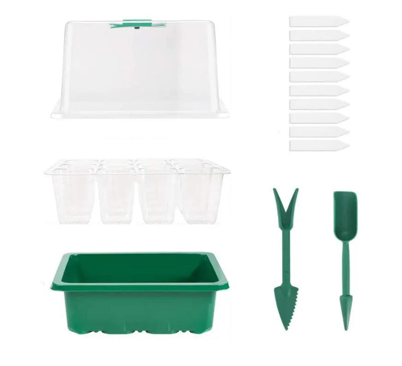 10 Packs Heightened Seed Box Seed Starter Tray Propagator by salelink.co.nz