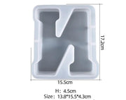 Alphabet Letter Moulds - Individual - Super Large by Resin Art NZ