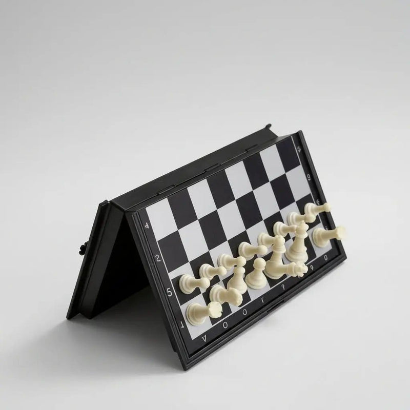 dealonline.co.nz Deal Online NZ Magnetic Folding Chess Set 36cm Portable Travel Board for Tournament Play Magnetic Folding Chess Set 36cm Portable Travel Board