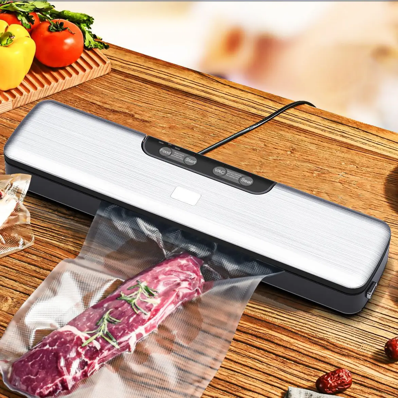 Food Vacuum Sealer Automatic Sealing Machine 70kpa 125w Width 5mm by dealonline.co.nz