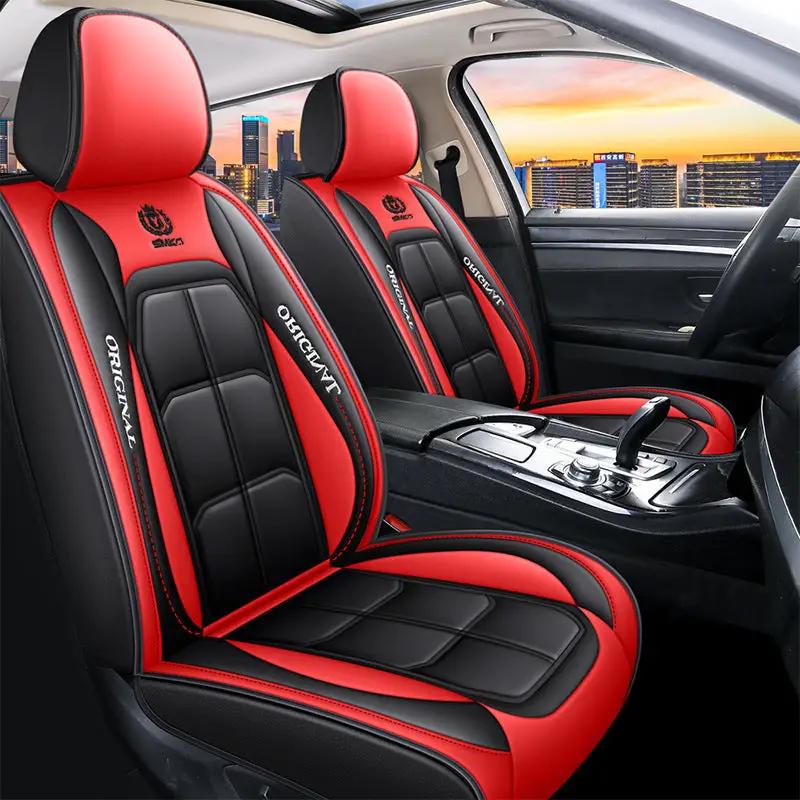 Car Seat Cover Faux Leather Cushion 5 Seater Full Set Front Rear Premium Quality by dealonline.co.nz