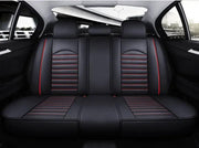 Car Seat Cover Faux Leather Cushion 5 Seater Full Set Front Rear Premium Quality by dealonline.co.nz
