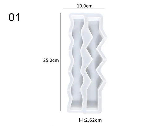 Candle Casting Mould with Resin, Cement, Candle - 01 by Resin Art NZ